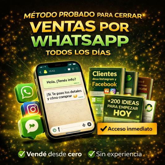 Método para Cerrar Ventas por Whatsapp + Clientes + Business